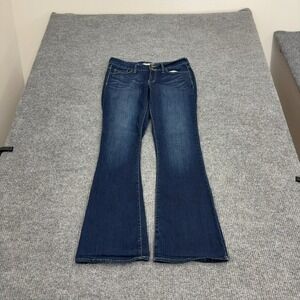 Bullhead Black Jeans Womens 11R Blue Cotton Flare Low Rise Boho Style